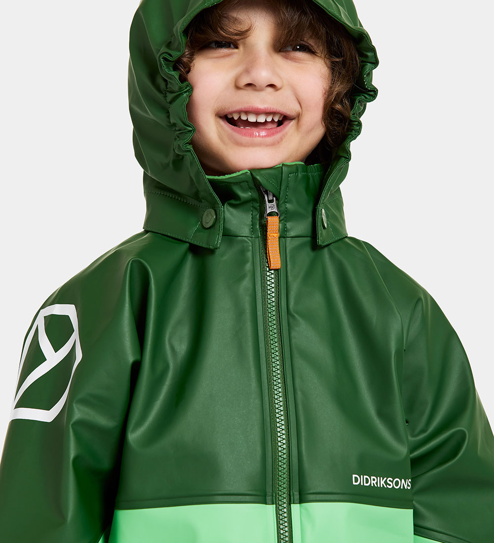 Didriksons Regenkleidung m. Träger - Waterman - Light Algen Gree