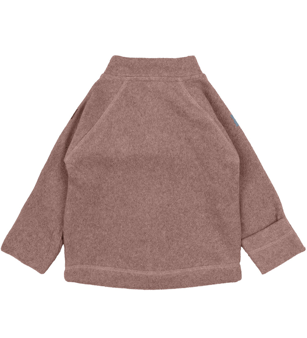 Mikk-Line Fleece Jacket - Burlwood Melange