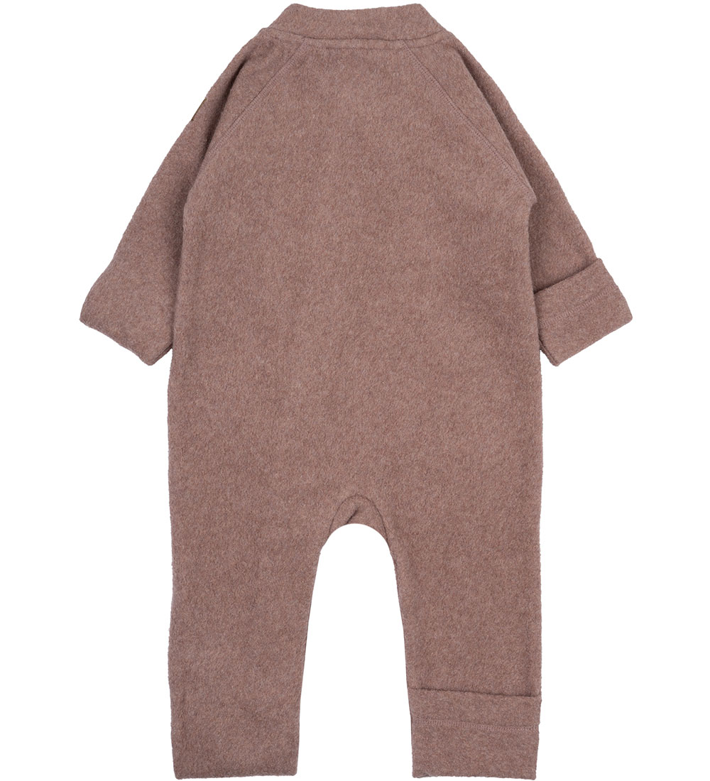 Mikk-Line Fleece Suit - Burlwood Melange