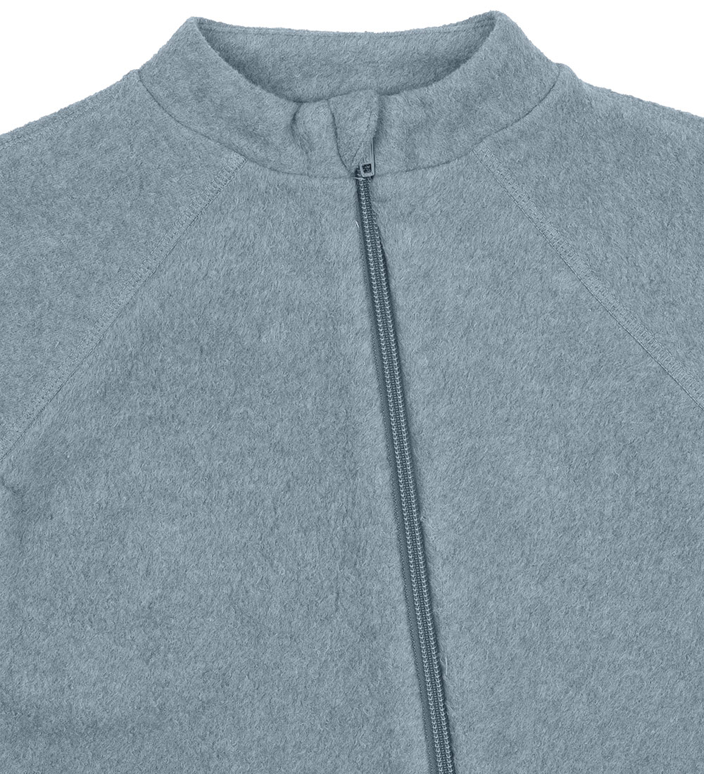Mikk-Line Fleeceanzug - Verblasster Denim Melange