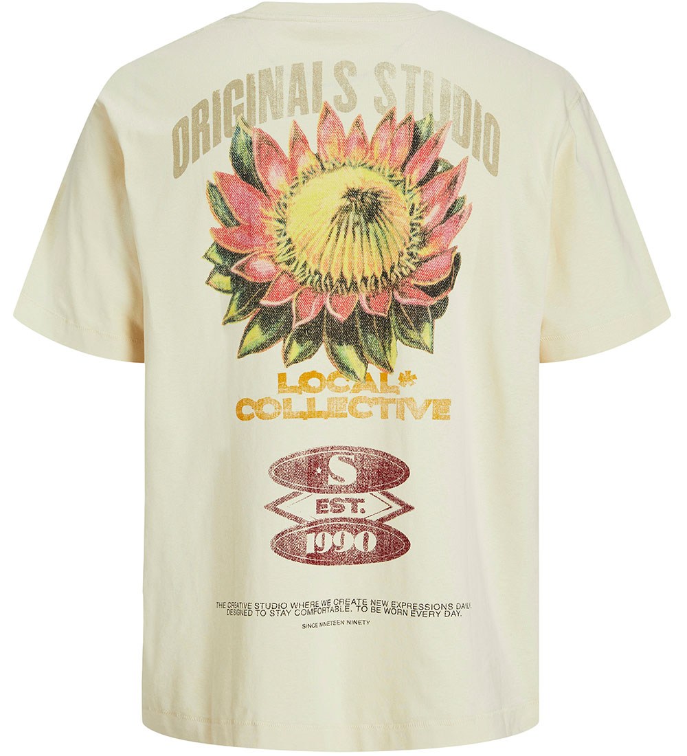 Jack & Jones T-shirt - JorRetiro - Antique White