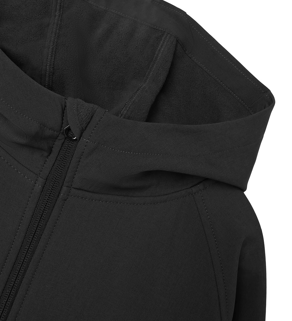LMTD Softshell Jacket w. Fleece - NlmAlfa08 - Pirate Black