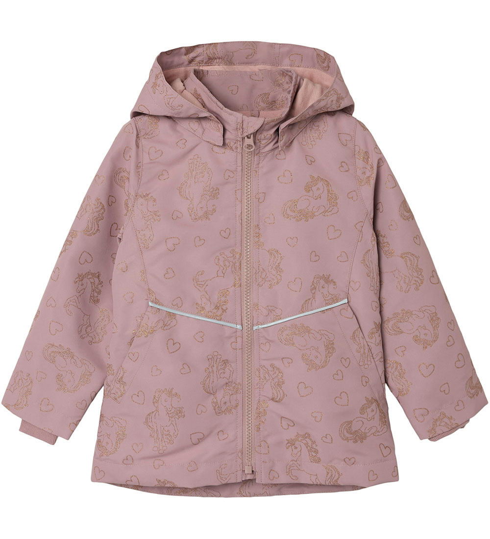 Name It Lightweight Jacket - NmfMaxi - Deauville Mauve/Unicorn