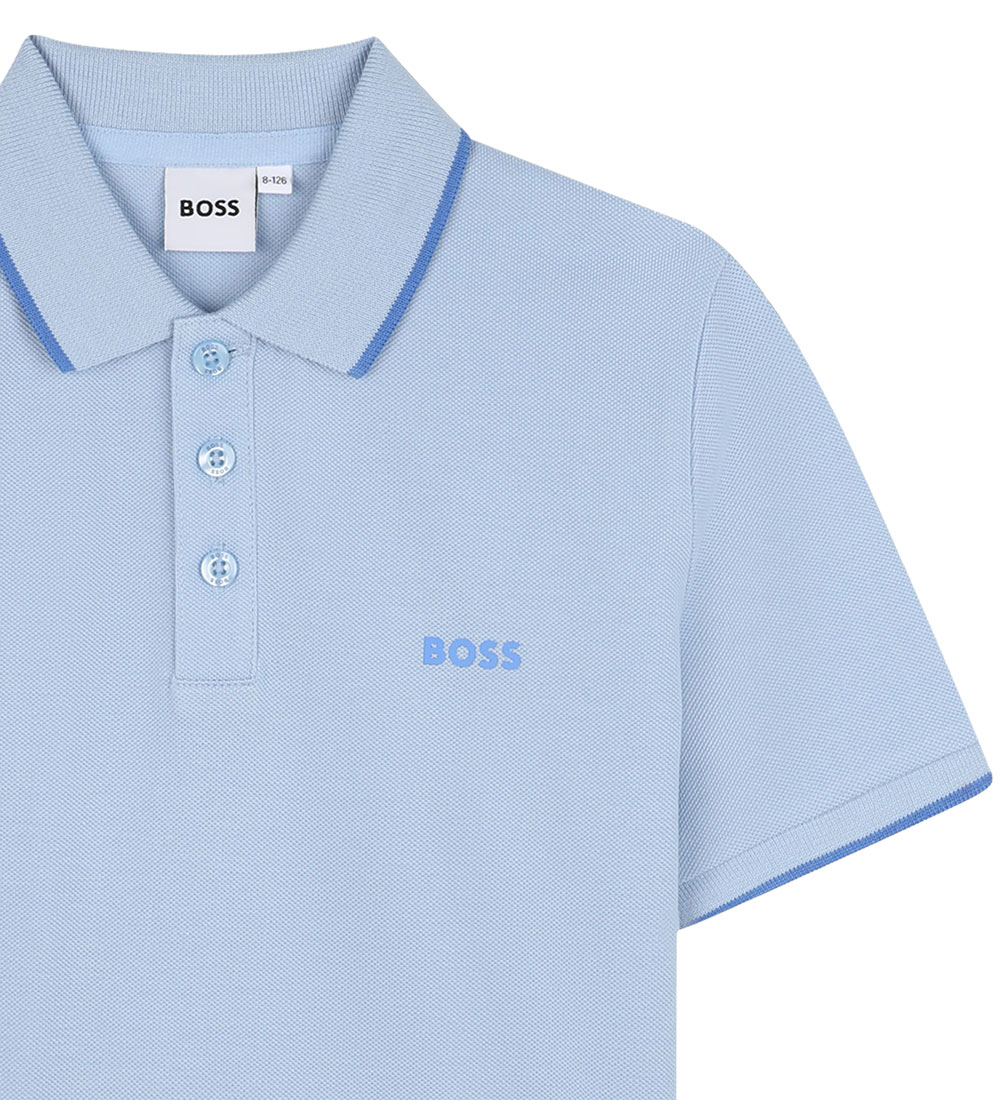 BOSS Polo - Pique - persneska Blue