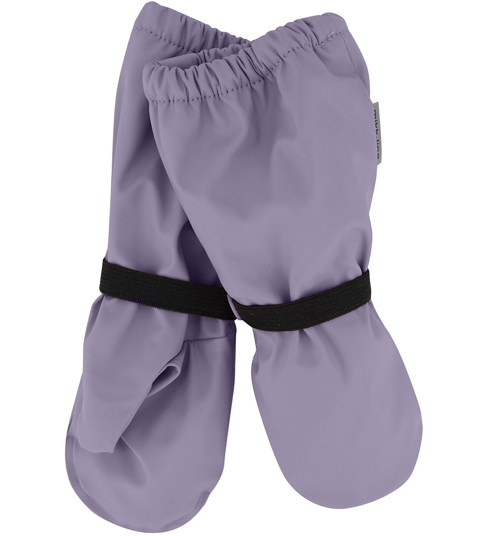 Mikk-Line Wanten m. Fleece - PU - Schemering