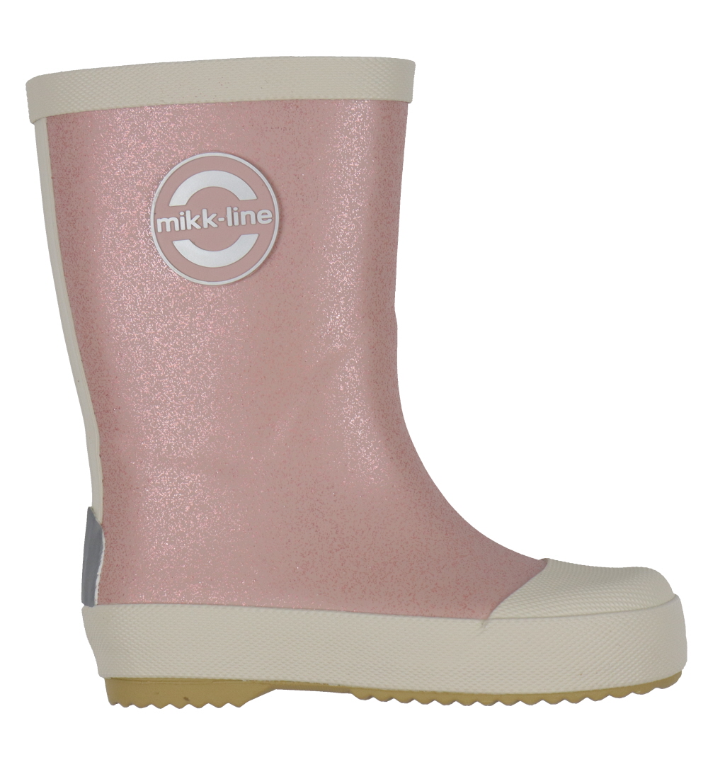 Mikk-Line Rubber Boots - Glitter - Woodrose