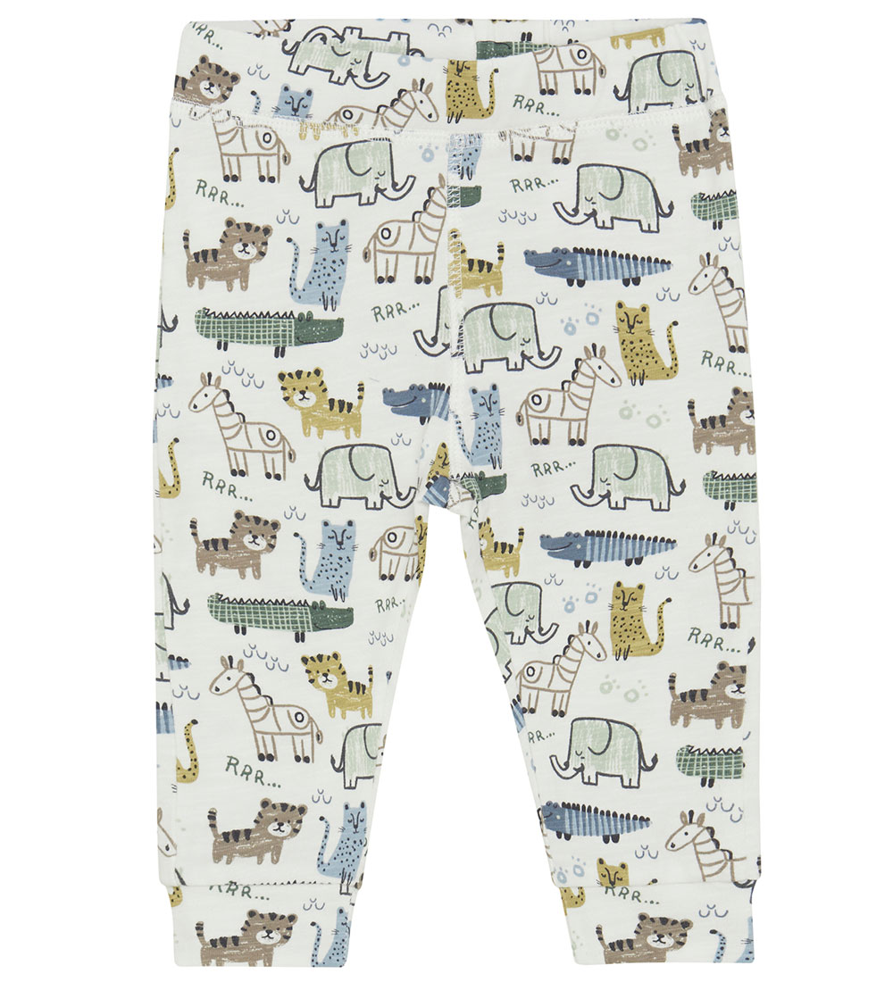 Pantalon Minymo - Marshmallow White av. Animaux