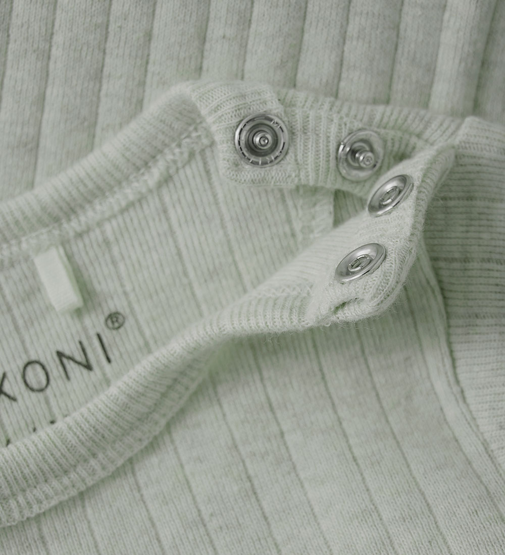 Fixoni Bodysuit l/s - Rib - Desert Sage Melange