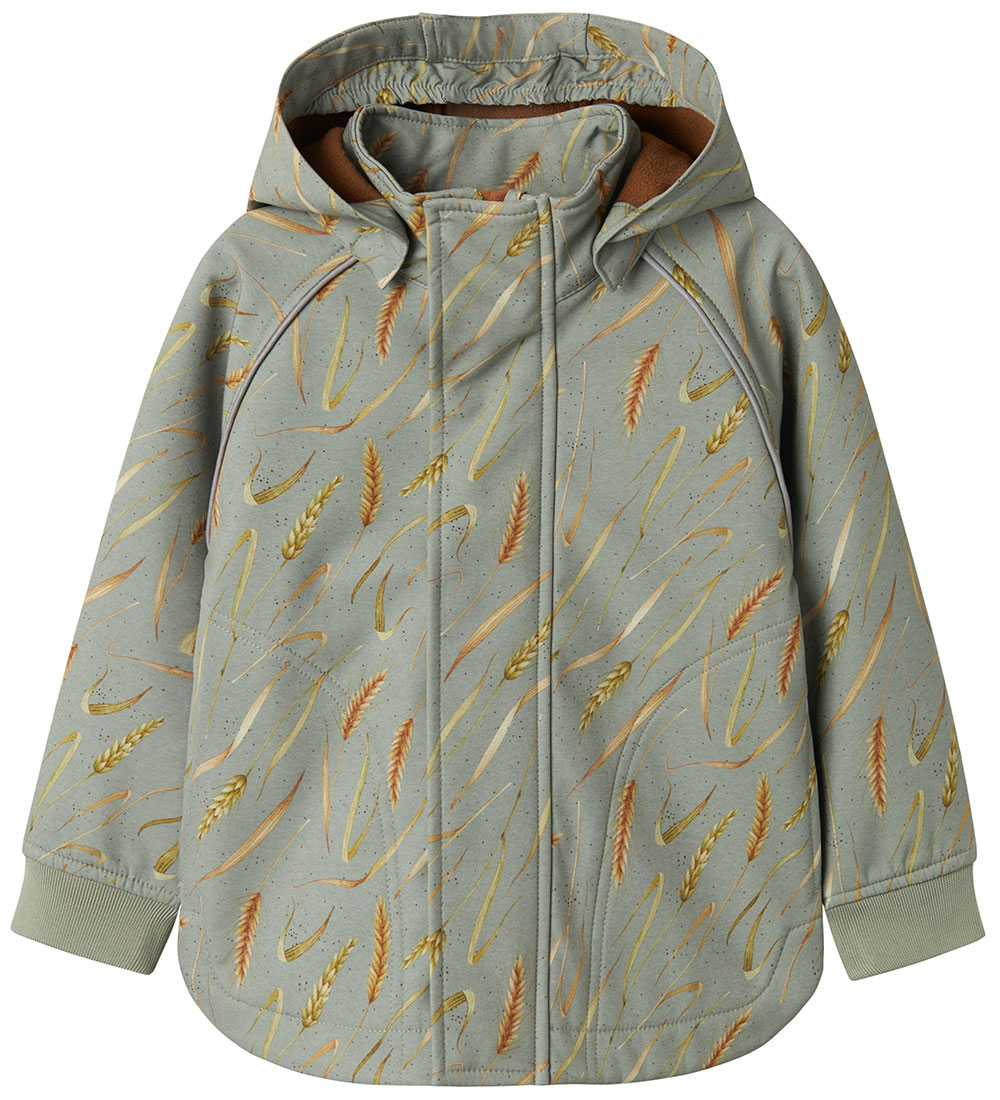 Name It Softshelljassen m. Fleece - NmmAlfa08 - Shadow/Field