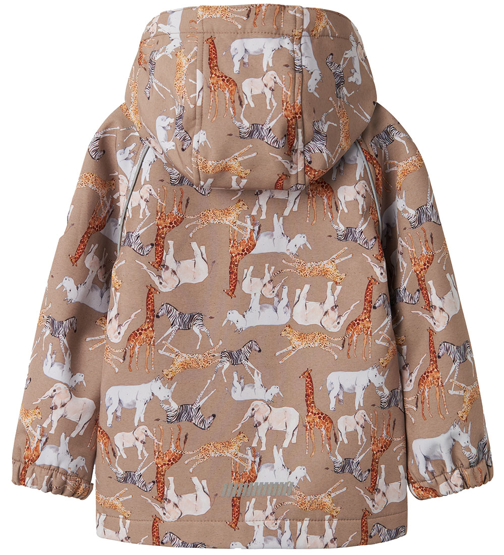 Name It Softshelljassen m. Fleece - NmnAlfa08 - Berg Trail/Sa