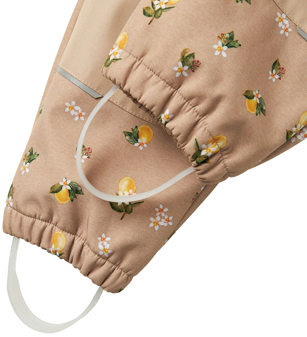 Name It Softshell Pants w. Fleece/Suspenders - NmfAlfa08 - Light