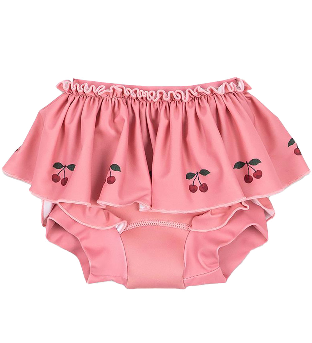 Konges Sløjd Swim Diaper - Bobbi Frill - Strawberry Ice
