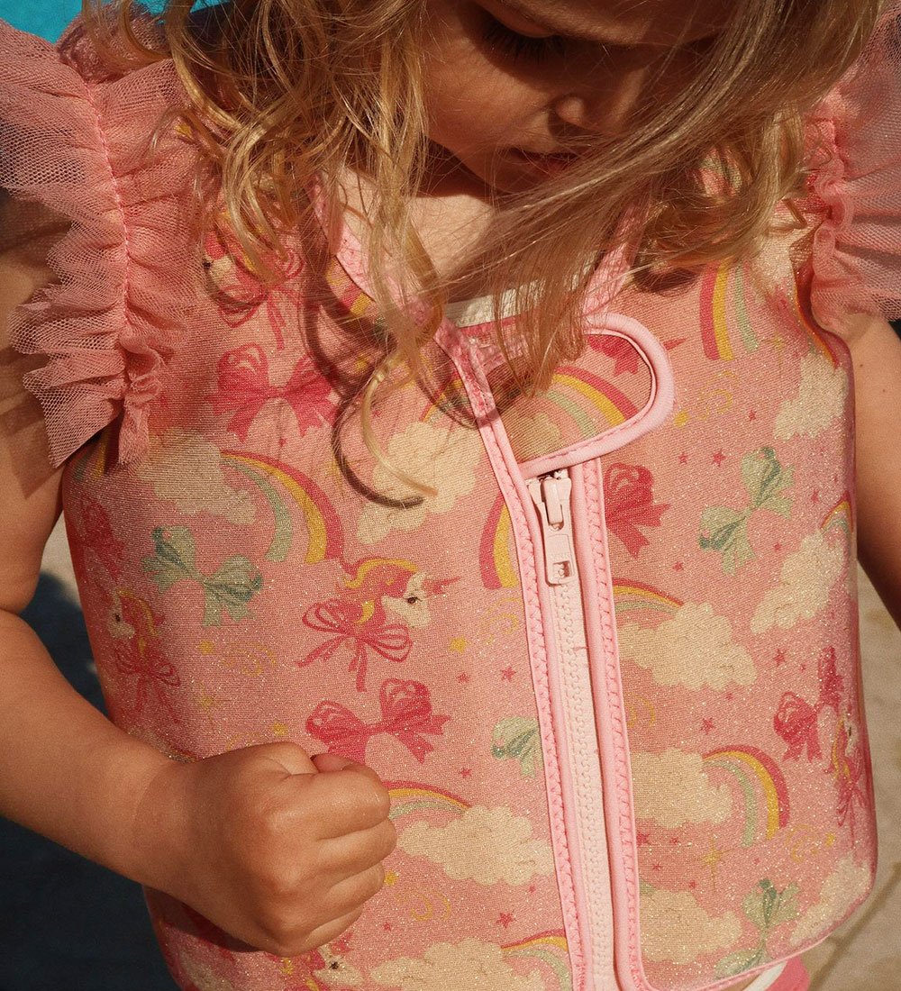 Konges Sløjd Swim Vest - Amelia - Rainbow Bow