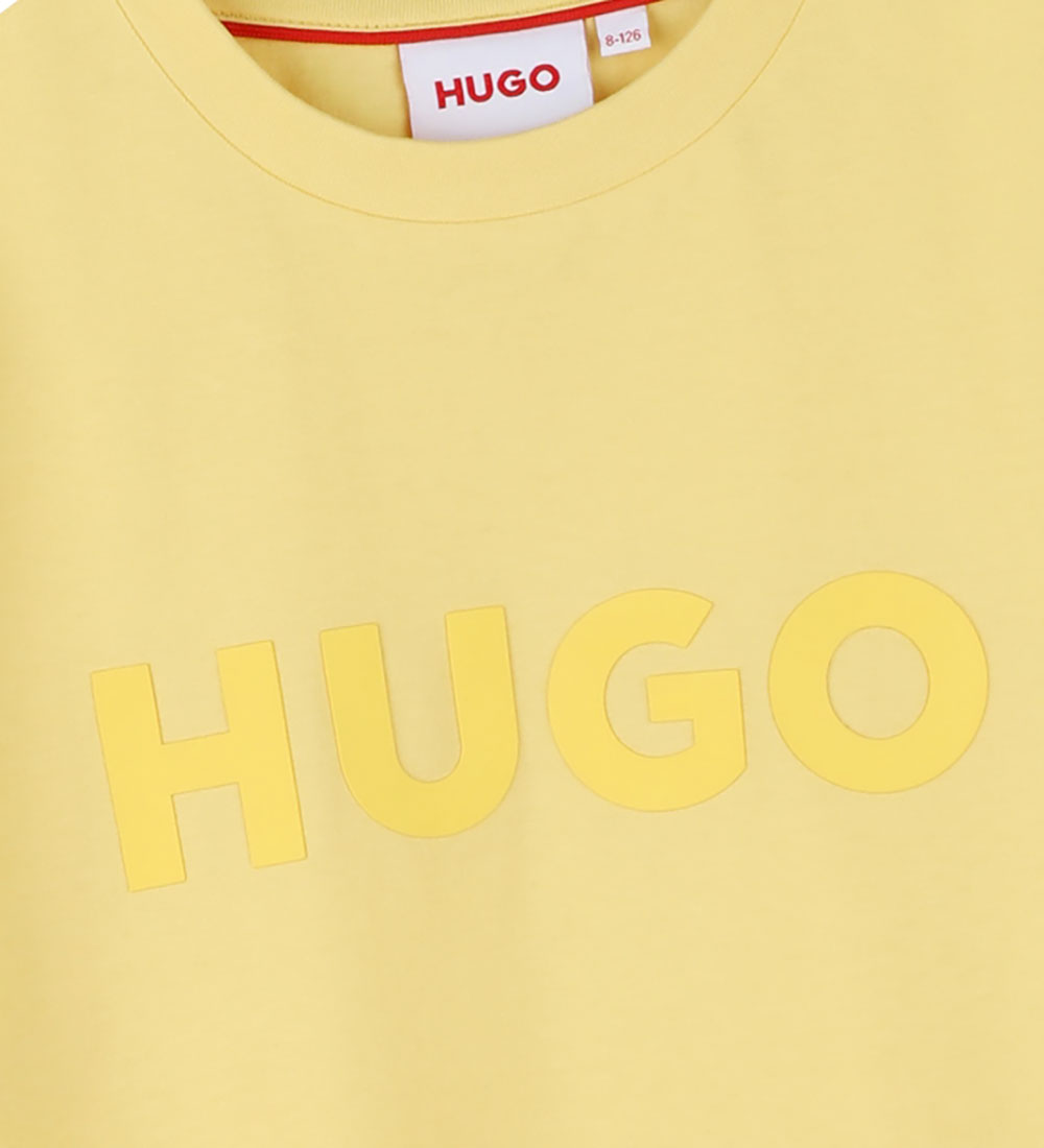 HUGO T-shirt - Straw Yellow