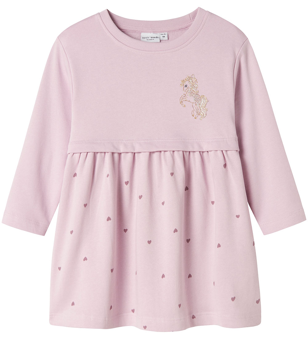 Name It Sweat Dress - NmfValona - Unicorn - Windsome Orchid