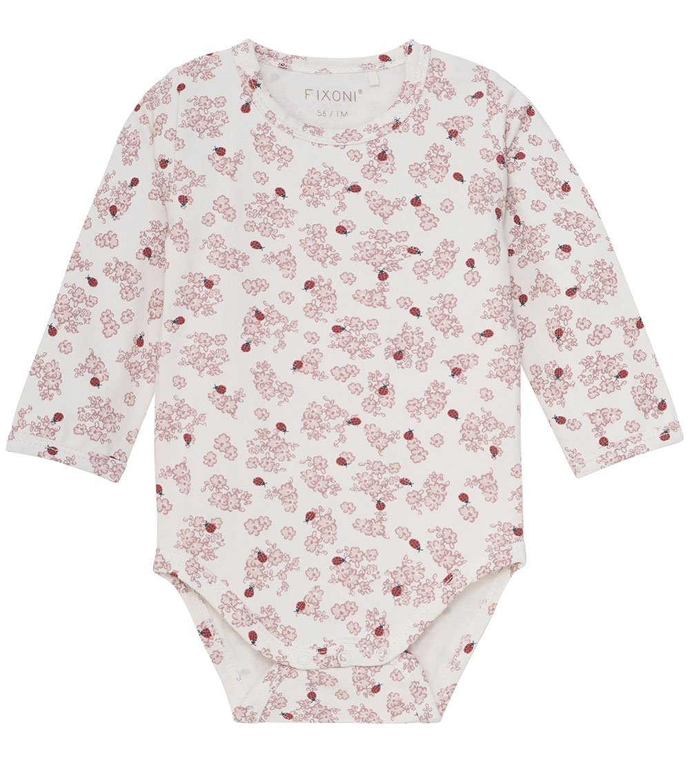 Fixoni Romper w. Bodysuit l/s - Velvet - Nostalgia Rose