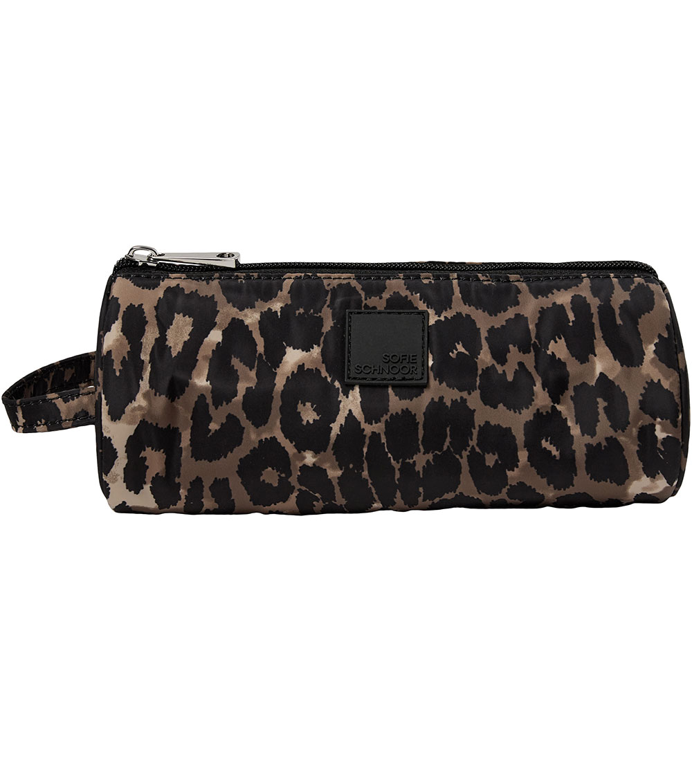 Sofie Schnoor Pencil Case - Light Brown Leopard