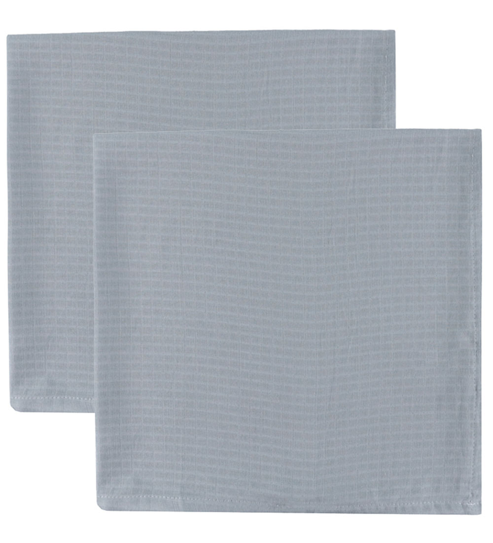 Müsli Muslin Cloths - 2-Pack - 75x75 - Jasmin Blue