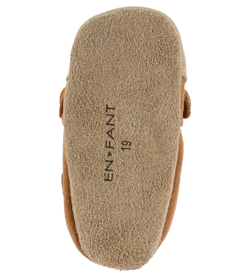 En Fant Pehmeät nahkakengät - Suede Eläin - Mocha Mousse