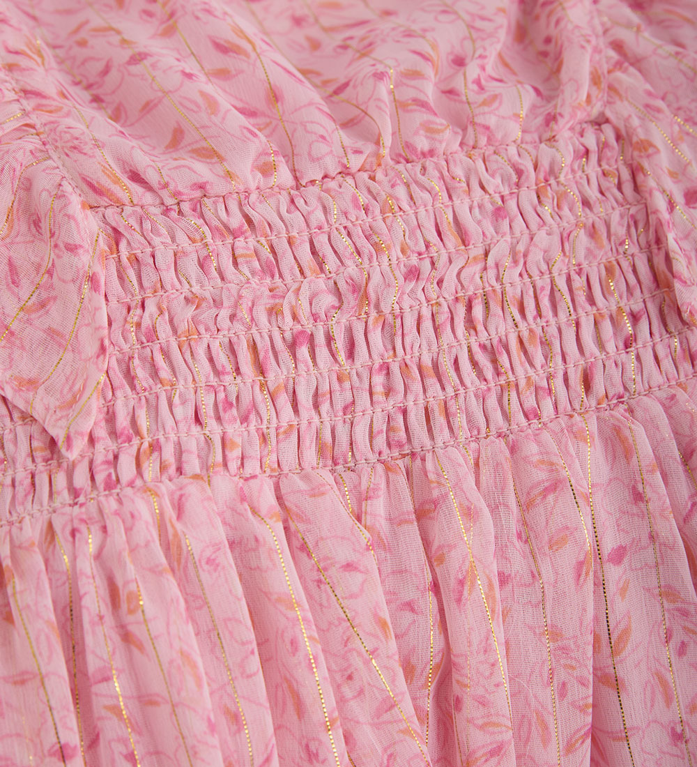 Creamie Dress - Lurex Stripe - Ballerina