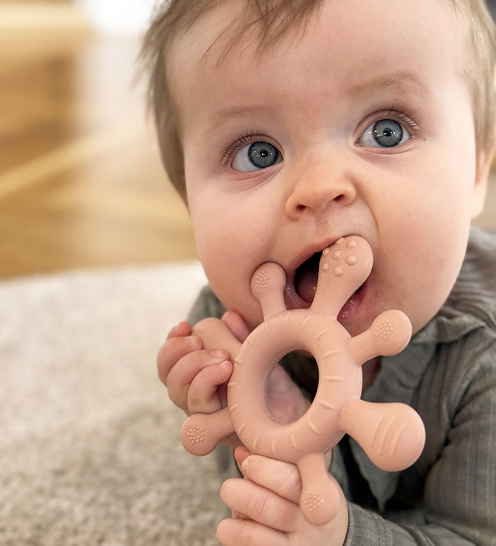 Tiny Tot Teether - Dusty Pink
