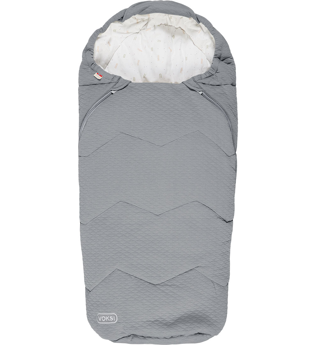 Voksi Footmuff - Breeze Light - 100 cm - Grey Fields