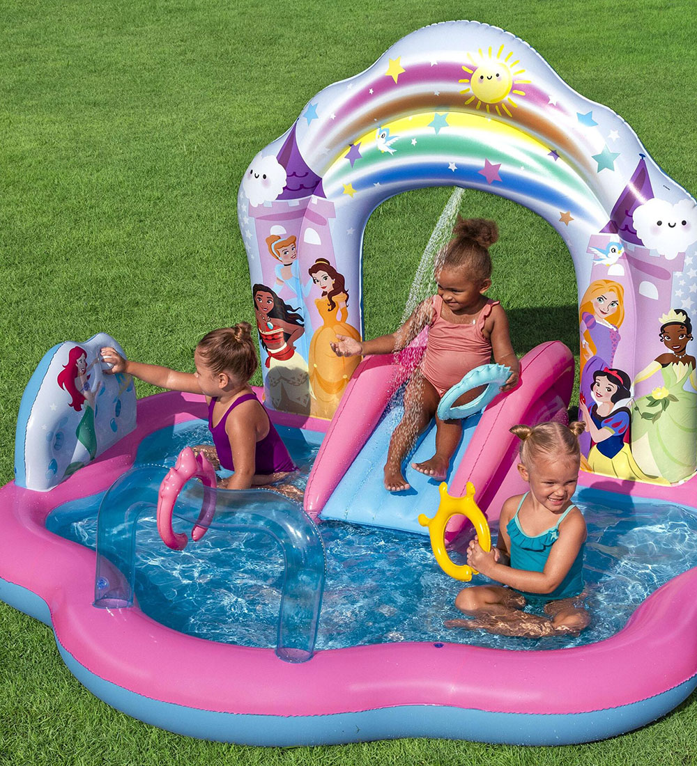 Bestway Play pool w. Accessories - 221 x 193 cm - Disney Princes