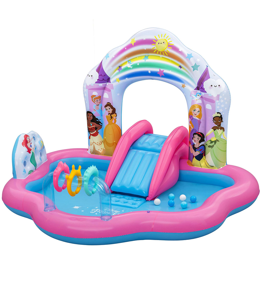 Bestway Play pool w. Accessories - 221 x 193 cm - Disney Princes