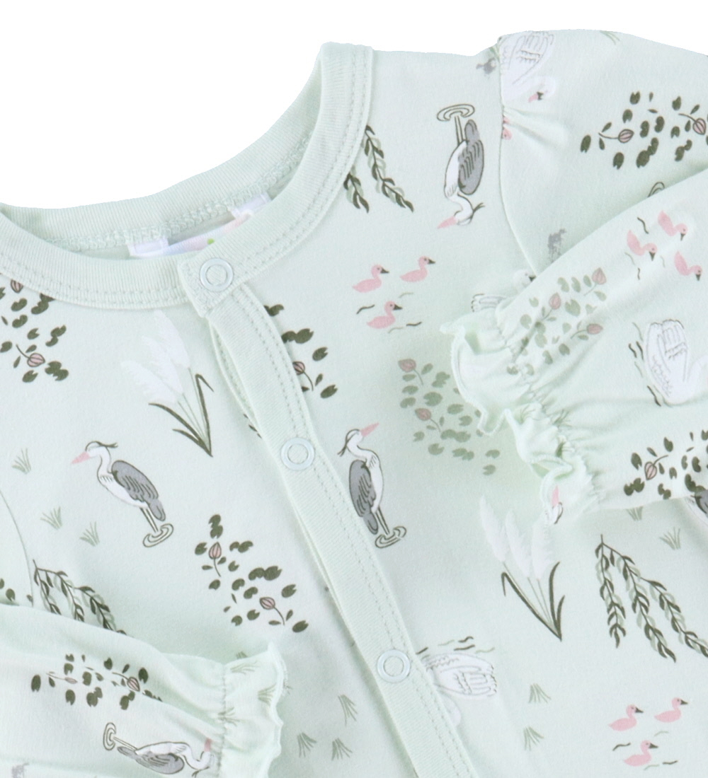 Joha Nightsuit - Viscose/Bamboo - Mint w. Swan