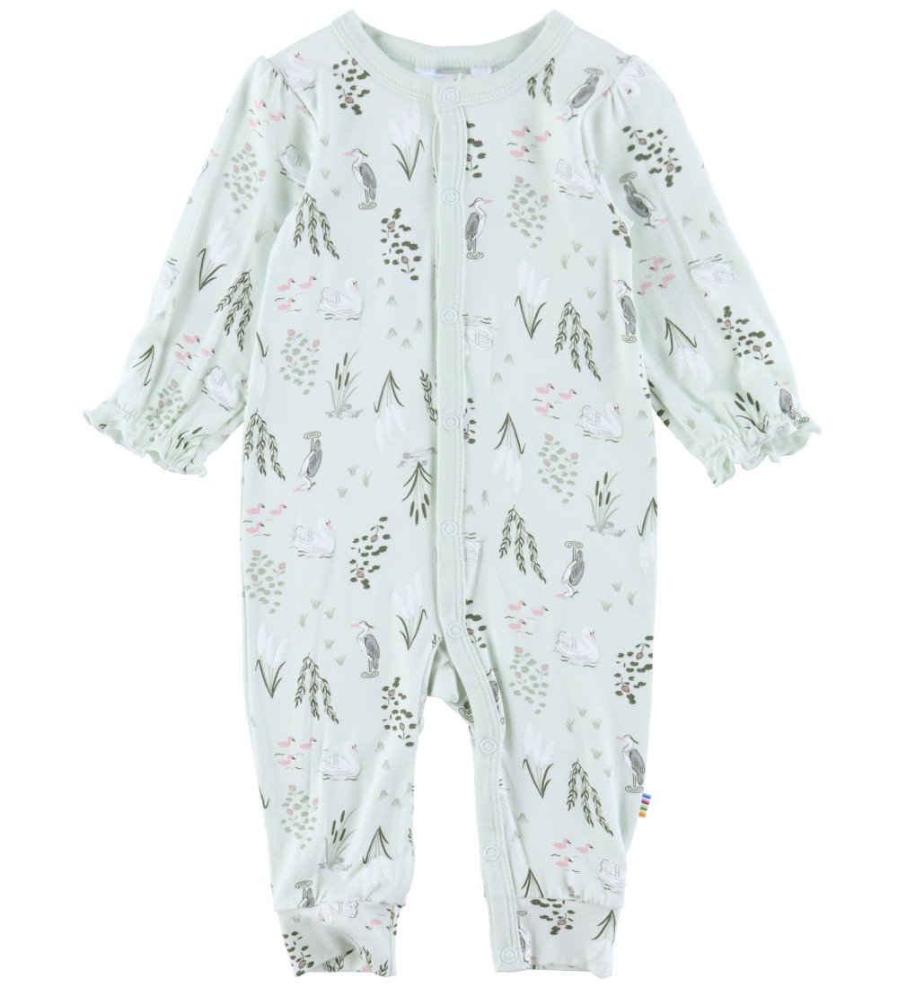 Joha Nightsuit - Viscose/Bamboo - Mint w. Swan