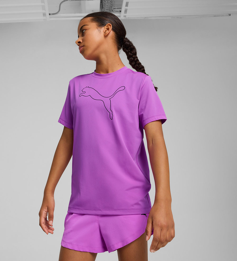 Puma T-shirt - TAD Ace CAT Logo - Pure Magenta