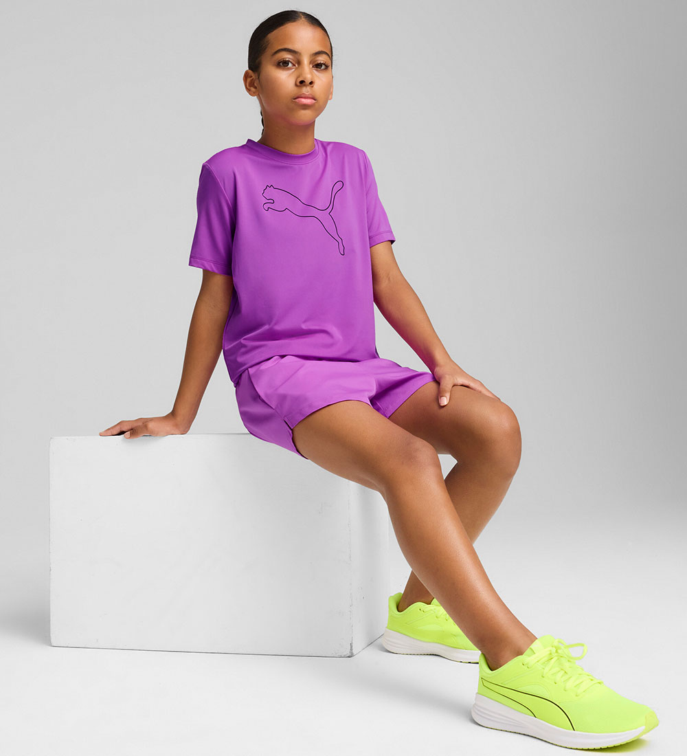 Puma T-shirt - TAD Ace CAT Logo - Pure Magenta