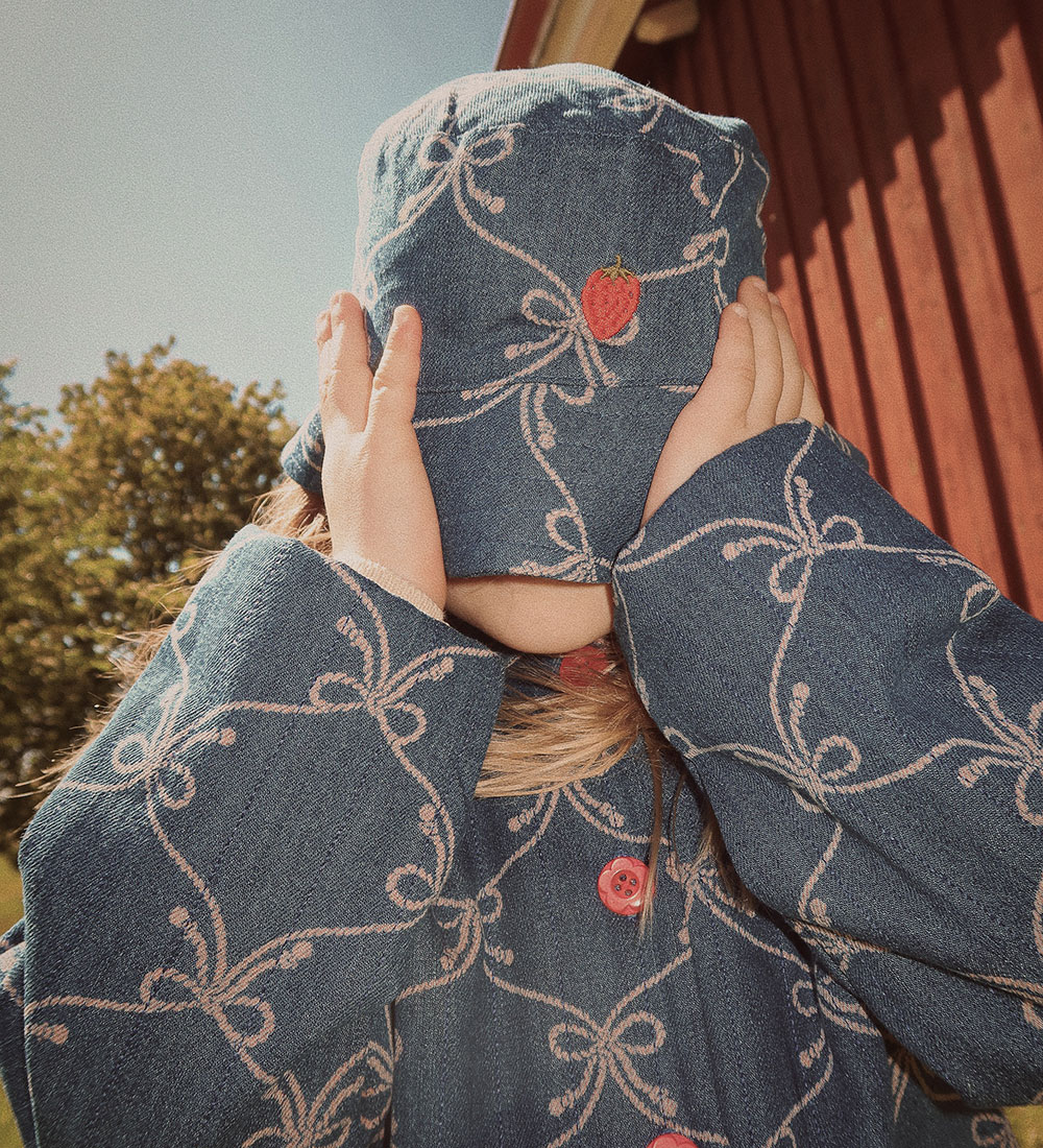 Flöss Bucket-hattur - Ellinor - Soft Bleikt