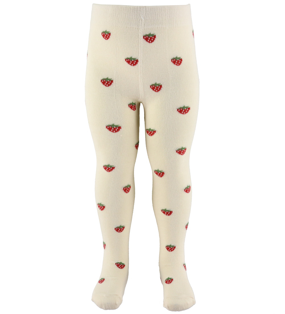 Flöss Tights - Soft White Small Berry