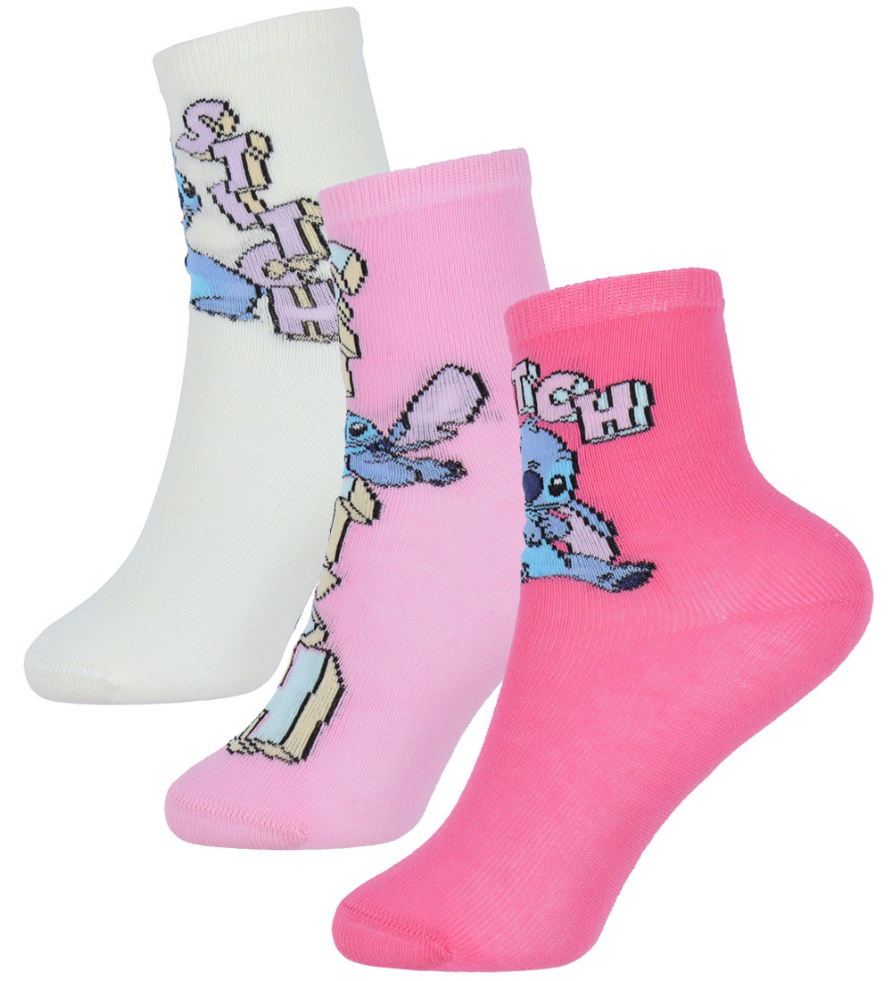 Name It Socks - 3 Pack - Pink Frosting/3p Carmine Rose+Pink F
