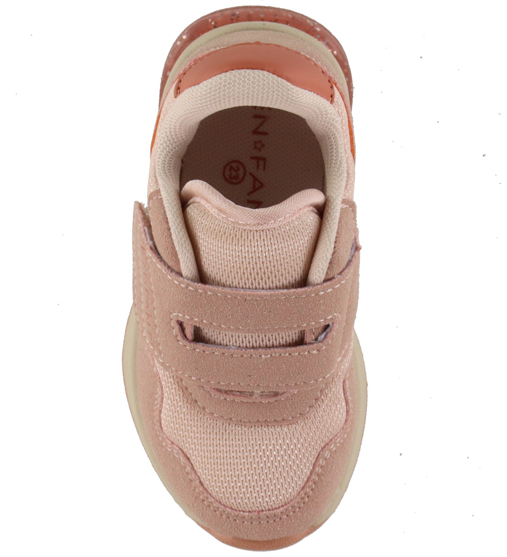 En Fant Sneakers - Klittenband met. Light - Sepiakleur Rose