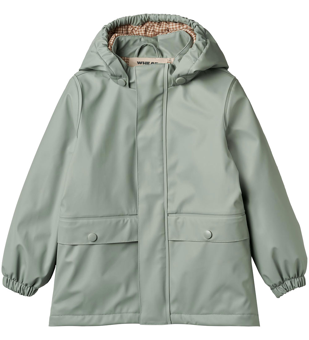 Wheat Rain Jacket w. Termo - PU - Aju - Spring Ocean