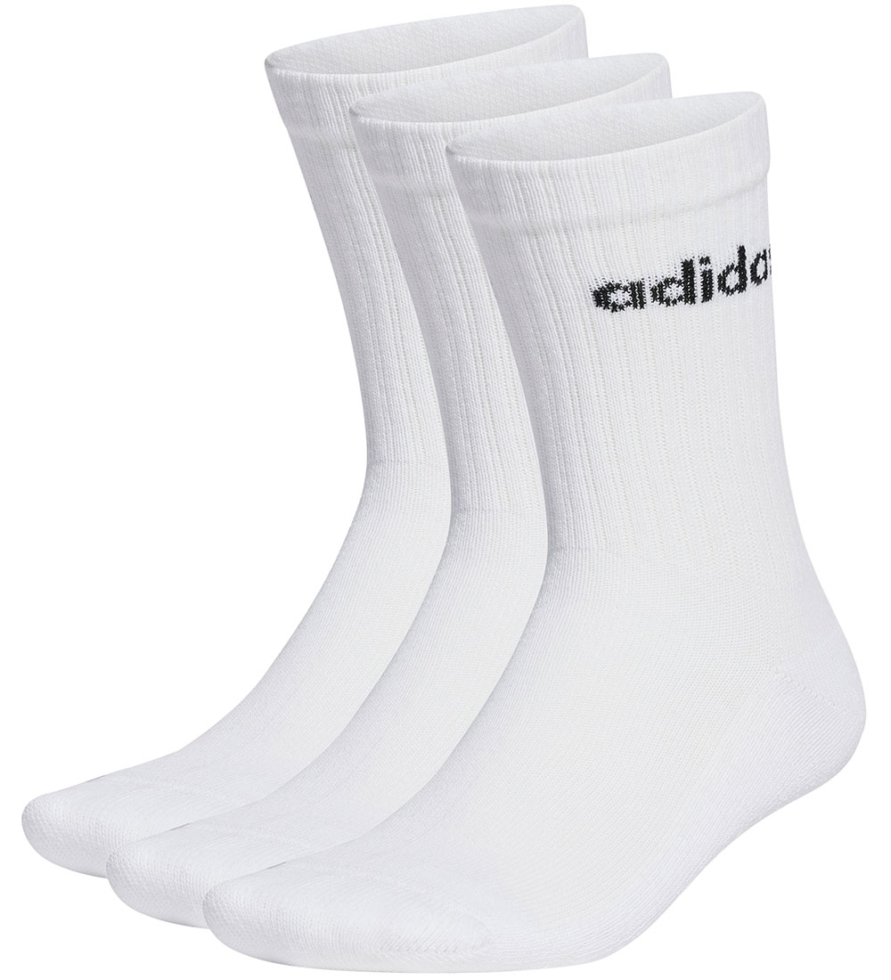 adidas Performance Socks - 3-Pack - C Lin Crew - White/Black