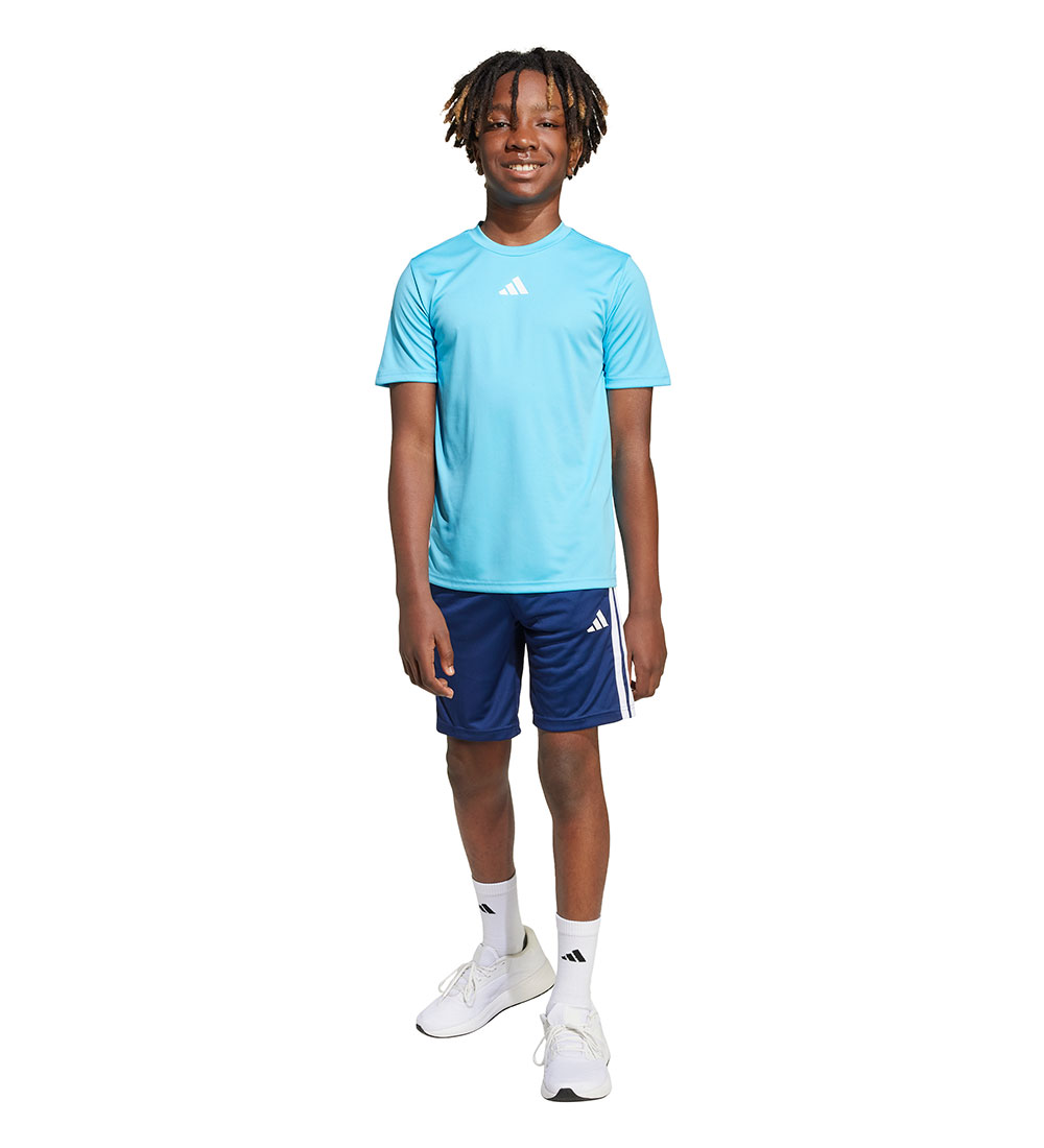 adidas Performance Shorts Set - J TR-ES 3S - Brctan/White