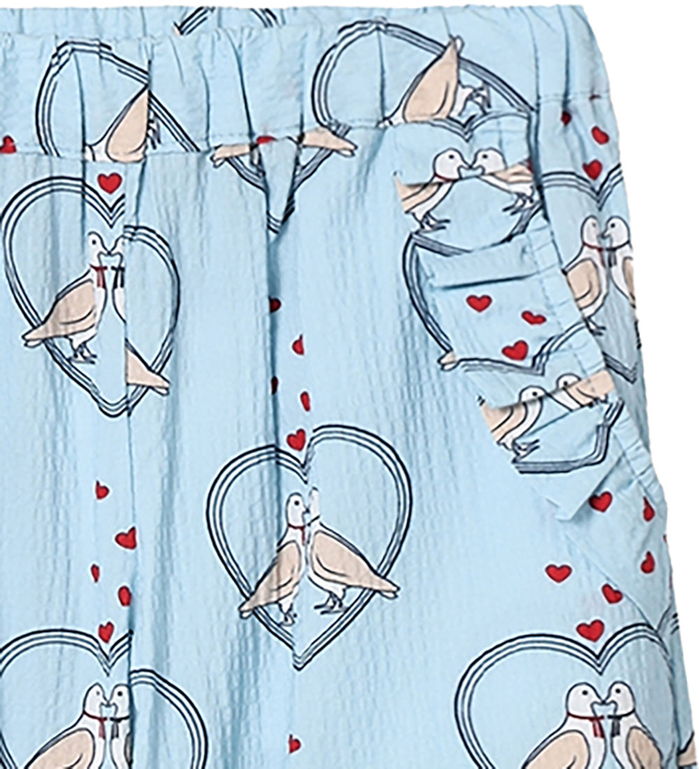 Fliink Trousers - Colombe - Dream Blue/Hearts