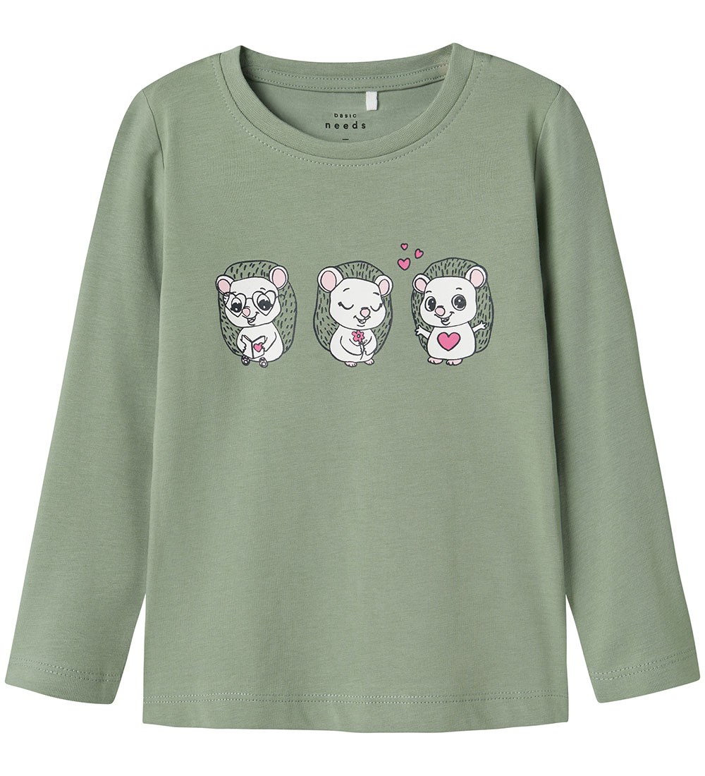 Name It Blouse - NmfVix - Lily Pad/Mouse