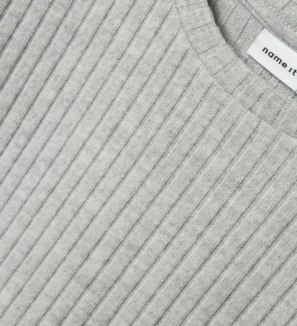 Name It Blouse - Knitted - NmfRikka - Grey Melange