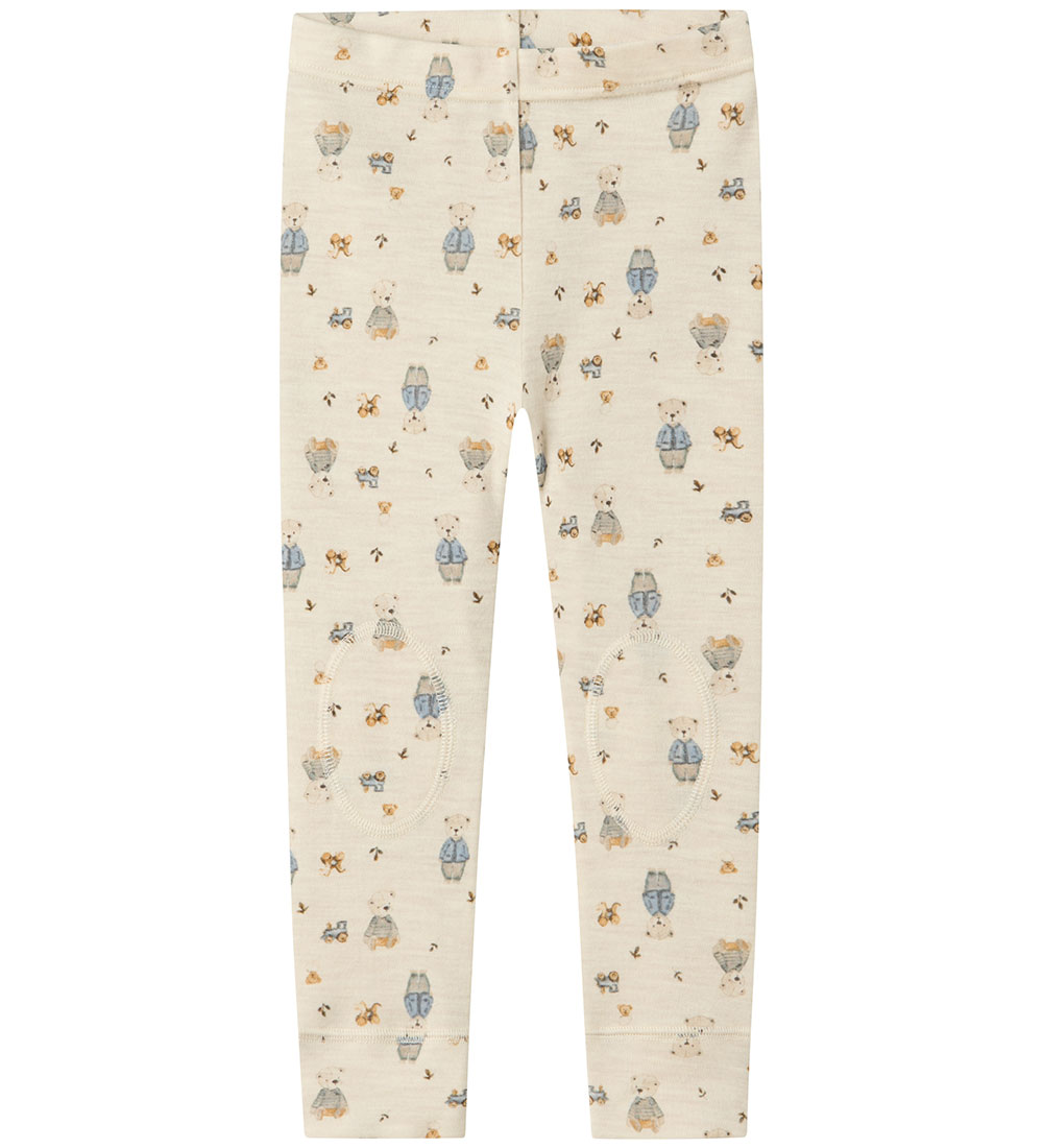 Name It Leggings - Wool - NmmWillos - Peyote Melange