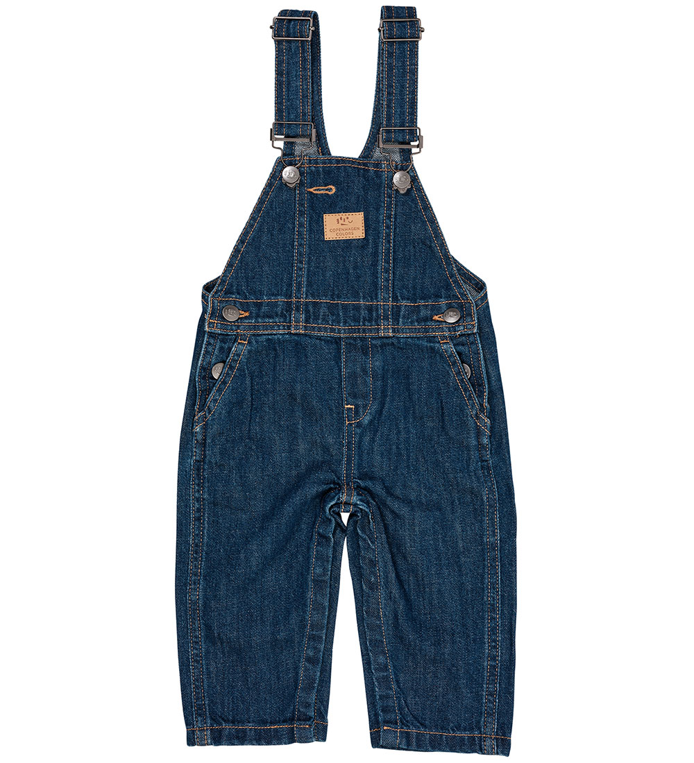Copenhagen Colors Overalls - Dark Indigo Blue Washed