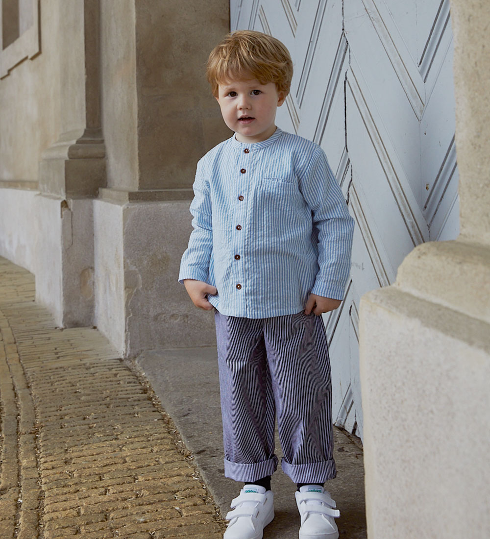 Copenhagen Colors Trousers - Navy Stripe