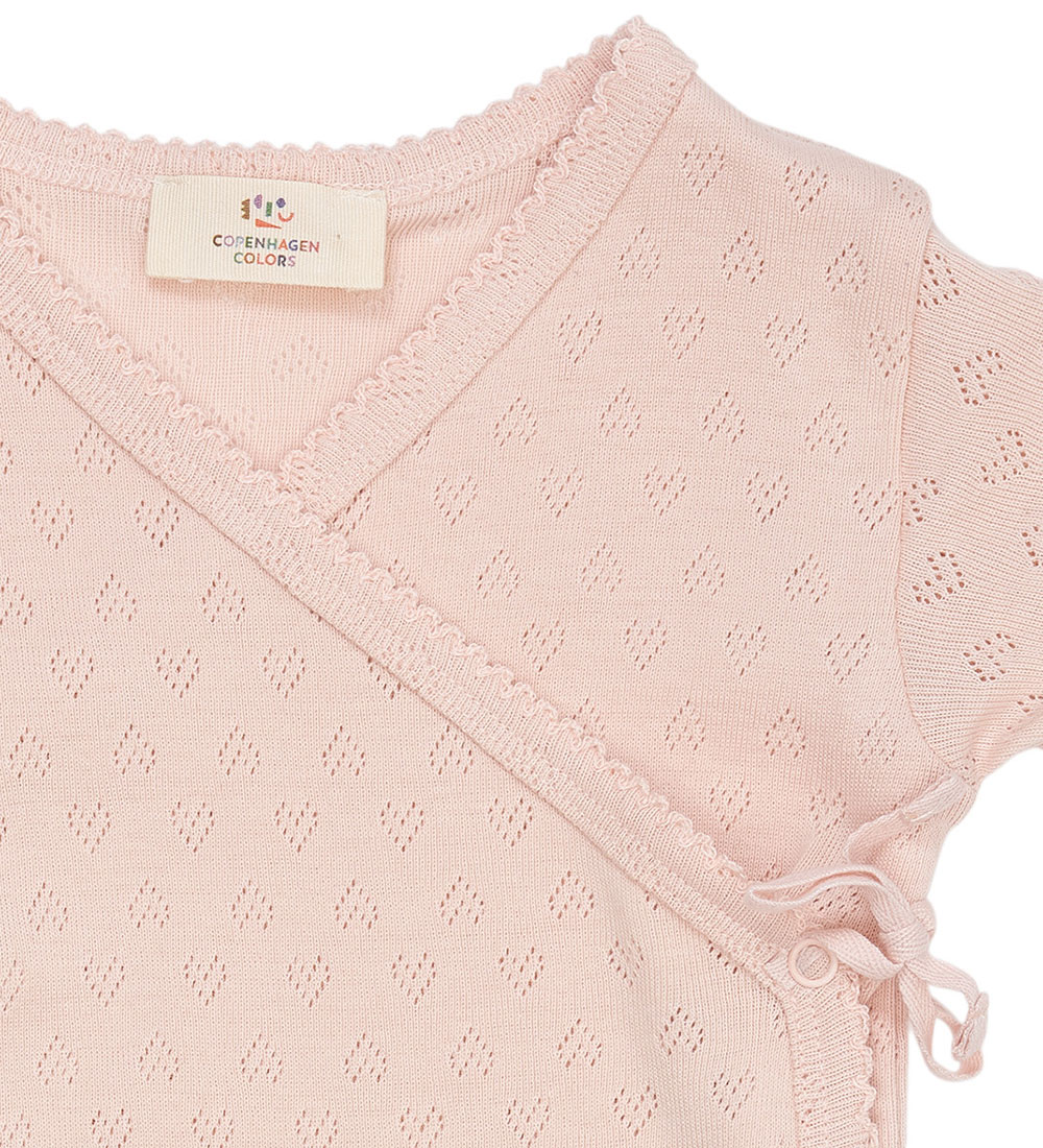 Copenhagen Colors Wrap Bodysuit k/æ - Dusty Rose