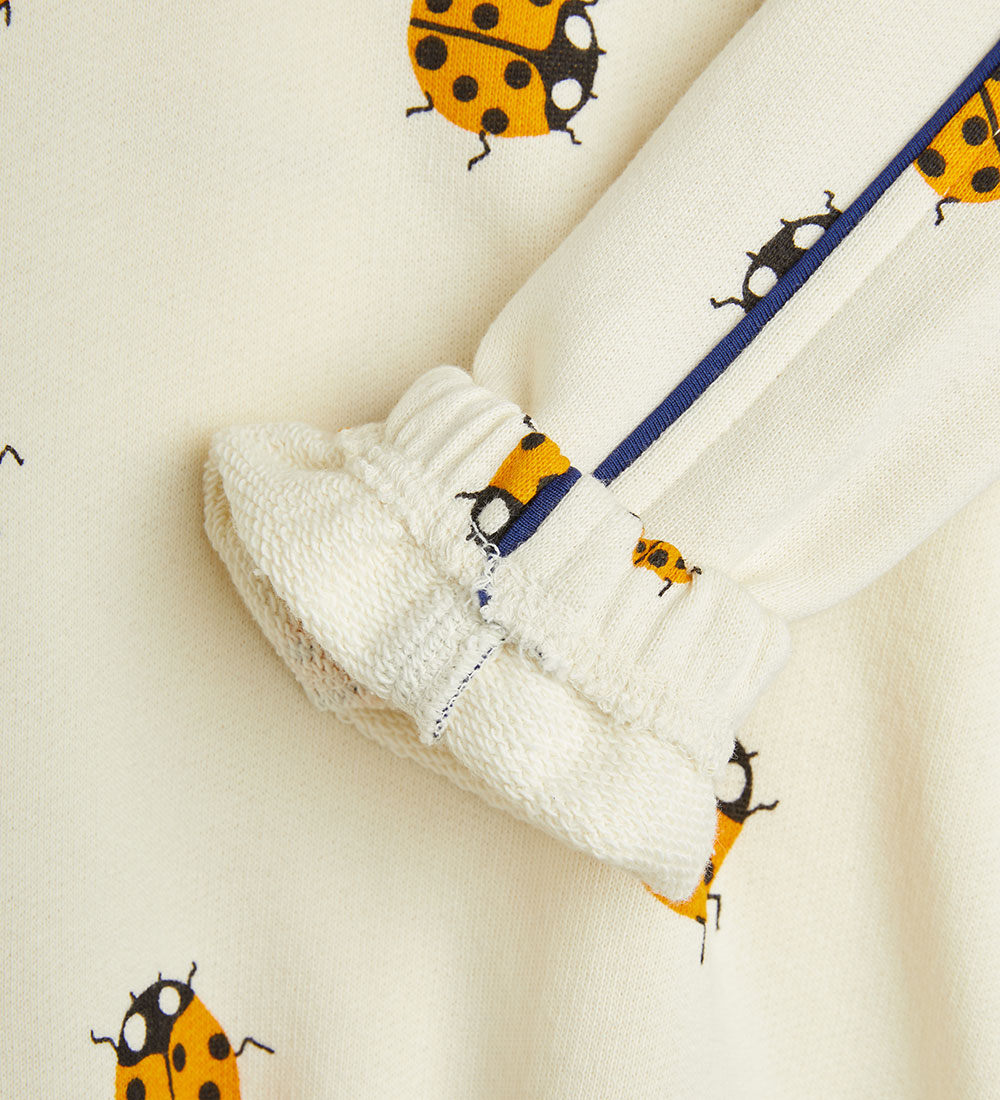 Mini Rodini Sweatshirt - Ladybugs - Off White