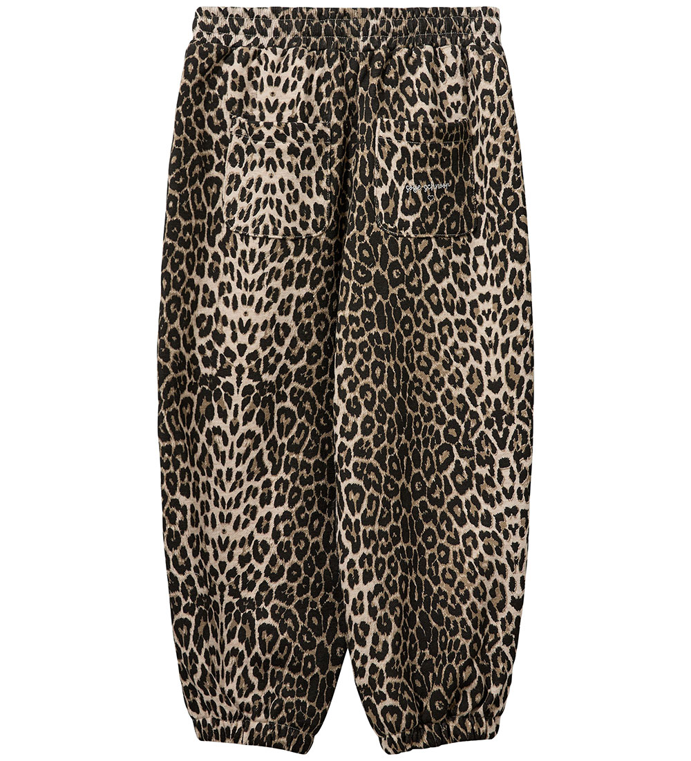 Sofie Schnoor Sweatpants - Nestussk - Light Brown Leopard