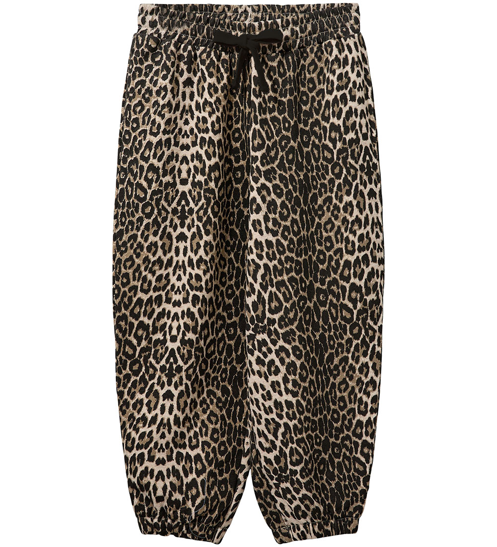 Sofie Schnoor Sweatpants - Nestussk - Light Brown Leopard