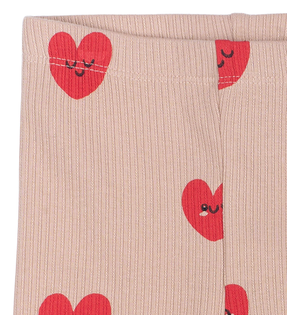 The New Siblings Leggings - Rib - TnstNynne - Adobe Rose
